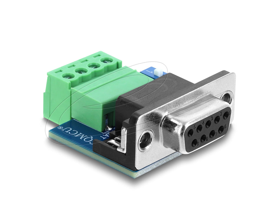 EAN 4043619912940 - DeLOCK 91294 cambiador de género para cable D-Sub 9 4 pin terminal block Negro imagen 1