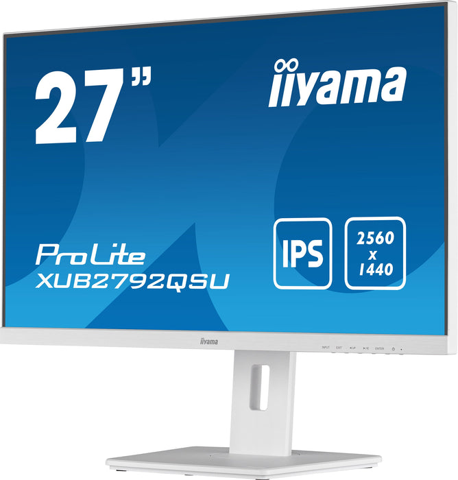 EAN 4948570121687 - iiyama ProLite XUB2792QSU-W5 pantalla para PC 68,6 cm (27") 2560 x 1440 Pixeles Wide Quad HD LED Blanco imagen 5