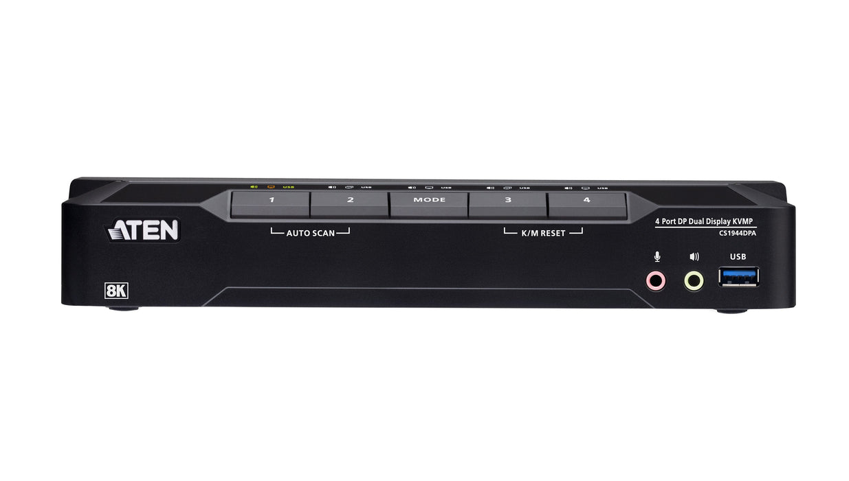 EAN 4711581520554 - ATEN CS1944DPA-AT-G interruptor KVM Negro imagen 2