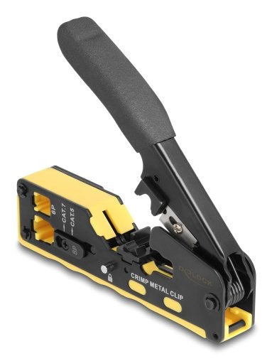 EAN 4043619905836 - DeLOCK 90583 crimpadora Herramienta para prensar Negro, Amarillo imagen 3