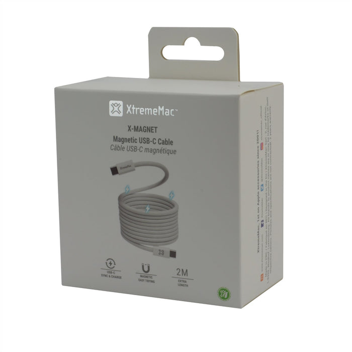 EAN 5453003787433 - MCL XtremeMac-Magnetic USB Type C Cable 2M Blanco imagen 2