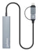 EAN 766623181075 - Manhattan 181075 hub de interfaz USB 3.2 Gen 1 (3.1 Gen 1) Type-A + Type-C 5000 Mbit/s Gris imagen 4