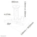 EAN 5711045249228 - Neomounts BEAMER-C80 montaje para projector Negro imagen 7