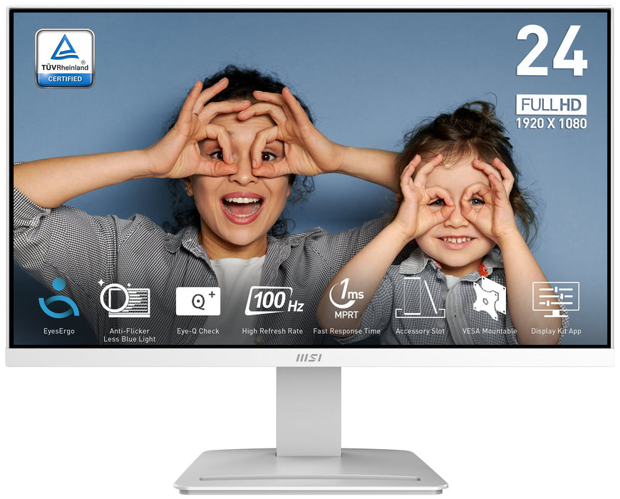 EAN 4711377215749 - MSI Pro MP2412W pantalla para PC 60,5 cm (23.8") 1920 x 1080 Pixeles Full HD LCD Blanco imagen 4