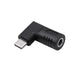 EAN 5906708750238 - Akyga AK-ND-D06 cambiador de género para cable USB type C 5.5 x 2.5 mm Negro imagen 1