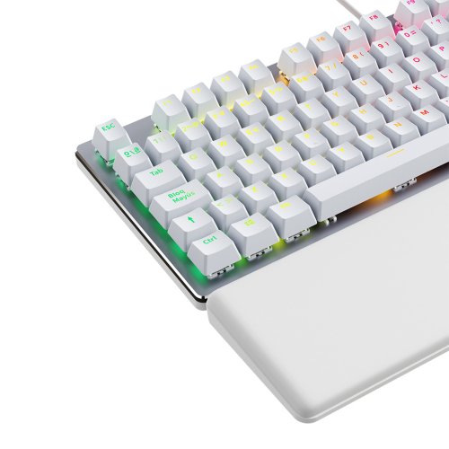 EAN 8435443704116 - Newskill Gaming NS-KB-SERIKEV2 teclado Juego USB QWERTY Español Blanco imagen 3