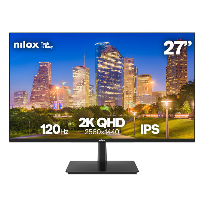 EAN 8431775136595 - Nilox MONITOR 27 2K IPS 120 HZ HDMI Y DP pantalla para PC 68,6 cm (27") 2560 x 1440 Pixeles Quad HD LCD N imagen 1