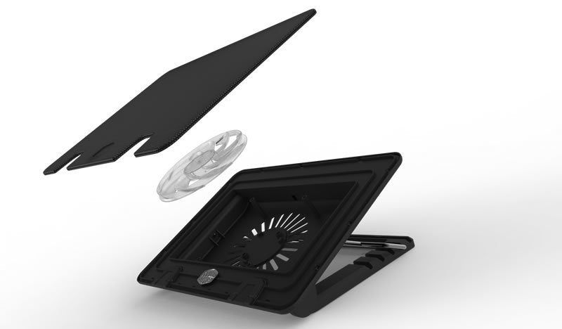 EAN 4719512060445 - Cooler Master Ergostand IV Soporte para ordenador portátil Negro 43,2 cm (17") imagen 5