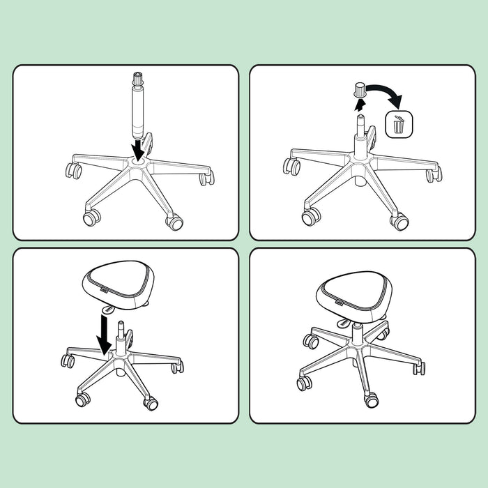 EAN 4002432136094 - Leitz 65770095 silla de oficina y de ordenador Asiento acolchado imagen 9