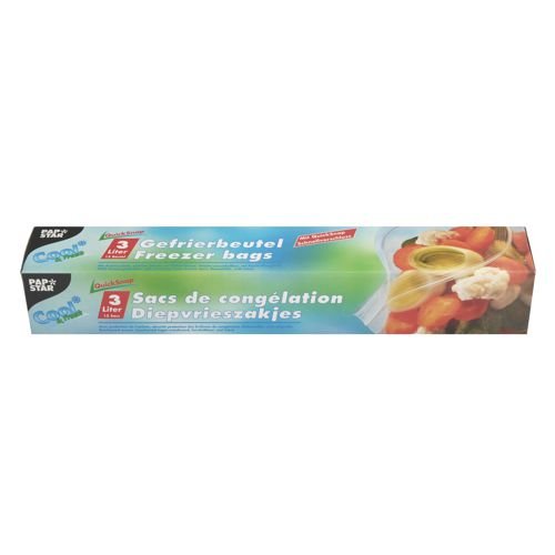 EAN 4002911141946 - Papstar 14194 bolsa para almacenamiento de alimentos 3 L 15 pieza(s) Transparente imagen 1