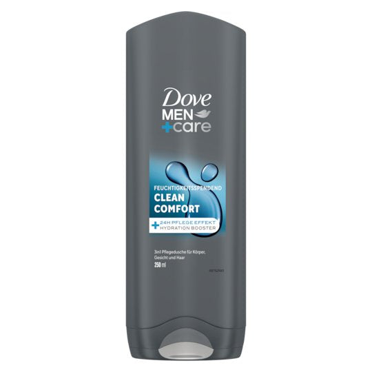 EAN 8720181302336 - Dove Men + Care Clean Comfort 250 ml Gel de ducha Hombres Cuerpo imagen 1