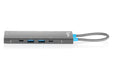 EAN 4016032510178 - Digitus USB-C Docking Station, 9-Port estación dock para móvil Tableta/teléfono inteligente/portátil Gris imagen 4