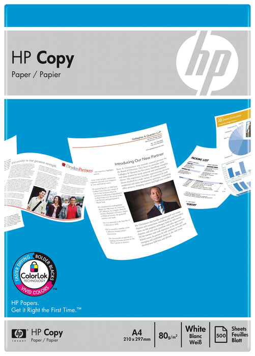 EAN 3141725005318 - HP Copy Paper 80 gsm-500 sht/A4/210 x 297 mm papel para impresora de inyección de tinta A4 (210x297 mm) imagen 2