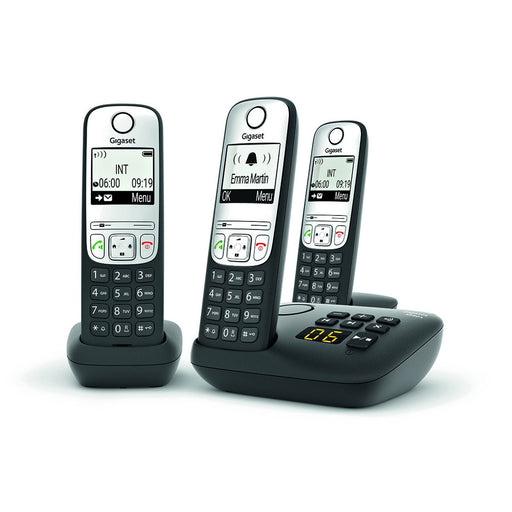 EAN 4250366855707 - Gigaset A690A Teléfono DECT/analógico Identificador de llamadas Negro imagen 2