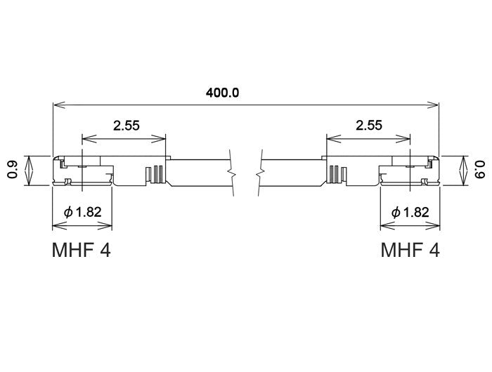 EAN 4043619896455 - DeLOCK 89645 cable coaxial 1.13 0,4 m MHF IV/ HSC MXHP32 Negro, Oro imagen 3