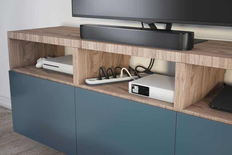 EAN 3414971942820 - Legrand 049430 base múltiple 2 m 8 salidas AC Interior Negro imagen 7