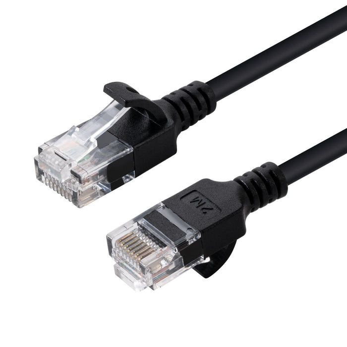 EAN 5704174044710 - Microconnect V-UTP6A0025S-SLIM cable de red Negro 0,25 m Cat6a U/UTP (UTP) imagen 1