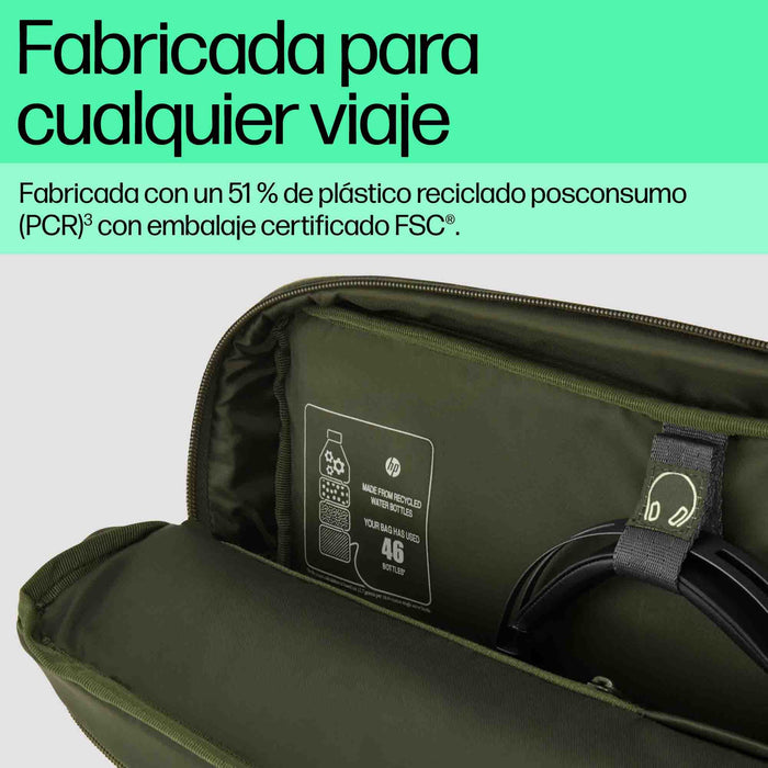 EAN 0197961660449 - HP 15.6 Modular Laptop Bag 39,6 cm (15.6") Bandolera Verde, Gris imagen 6