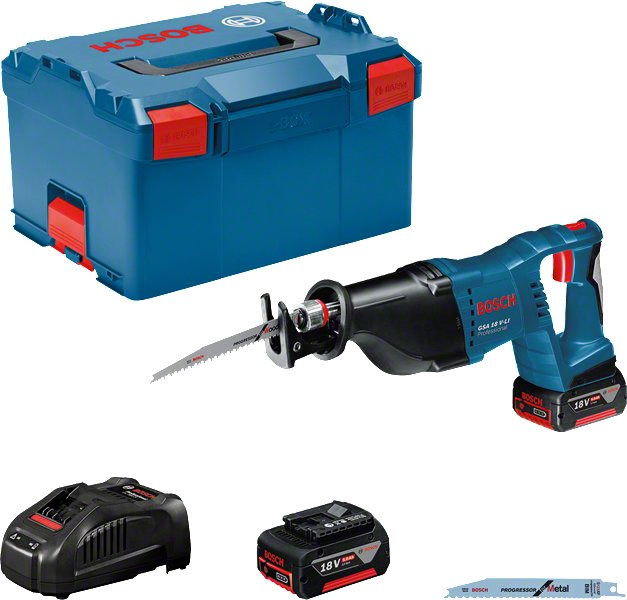 EAN 3165140625289 - Bosch GSA 18V-LI Professional Negro, Azul imagen 1