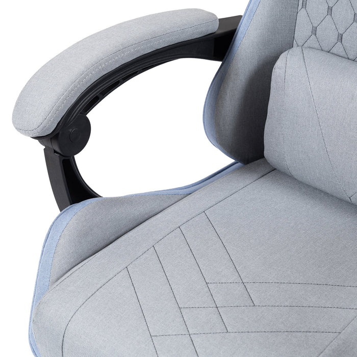 EAN 8435693112969 - Mars Gaming MGCXFSBL silla para videojuegos Silla para videojuegos de PC Asiento acolchado Azul, Gris imagen 8