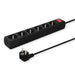 EAN 5901986044666 - Savio LZ-02 Listwa zasilajca, 5 gniazd, 3m 5 salidas AC Tipo E 2500 W imagen 1