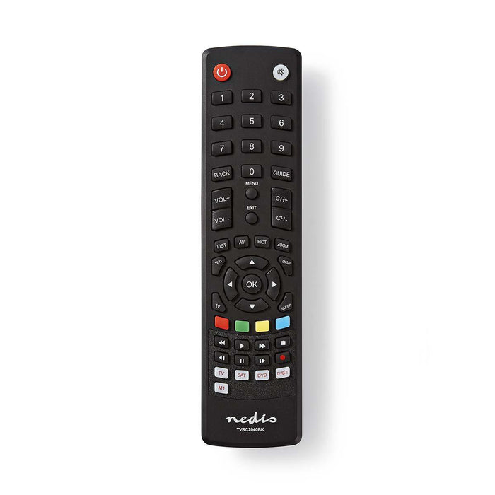 EAN 5412810270767 - Nedis TVRC2040BK mando a distancia IR inalámbrico TV Botones imagen 1