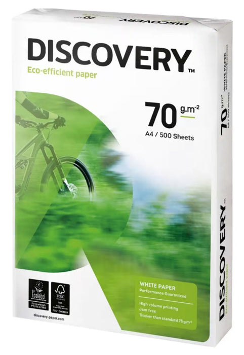 EAN 5602024334854 - Discovery DIS70GR papel para impresora de inyección de tinta A4 (210x297 mm) 500 hojas Blanco imagen 1