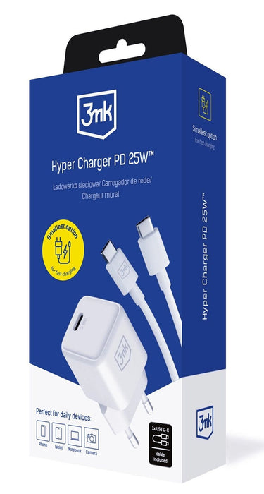 EAN 5903108561945 - 3MK Hyper Charger Universal Blanco Corriente alterna Carga rápida Interior imagen 1