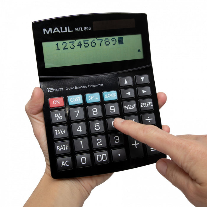 EAN 4002390085595 - MAUL MTL 800 calculadora Escritorio Pantalla de calculadora Negro imagen 4