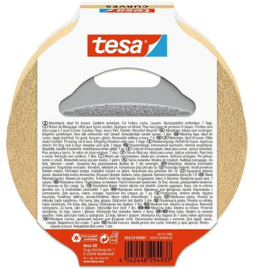 EAN 4042448294937 - TESA 56533-00001-02 cintas de pintar 25 m Cinta de pintor Apto para uso en interior Marrón imagen 2