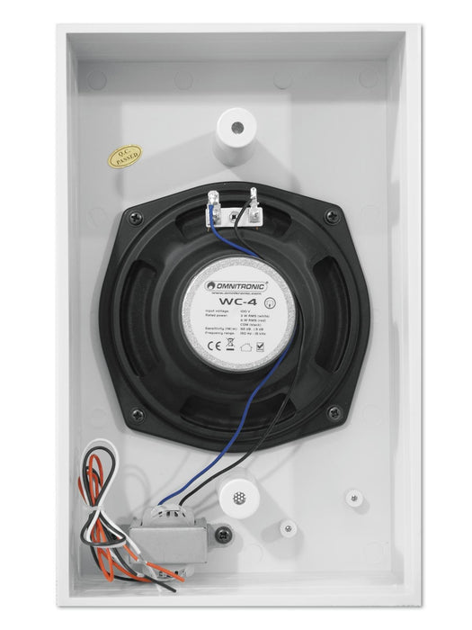 EAN 4026397318036 - Omnitronic 80710504 altavoz Rango completo Blanco Alámbrico 6 W imagen 4