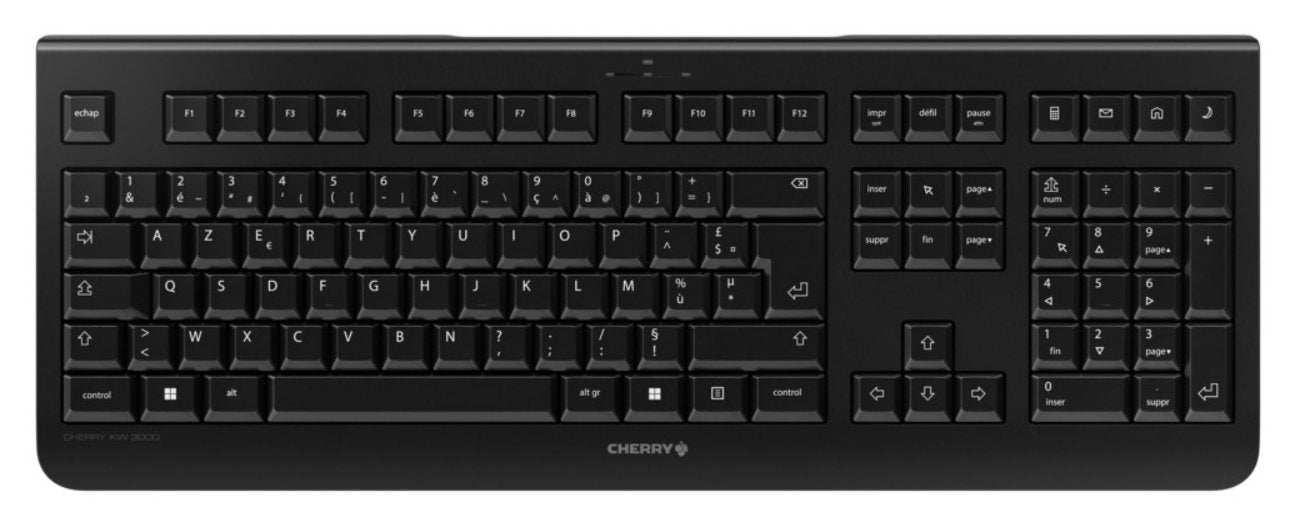 EAN 4025112109829 - CHERRY KW 3000 teclado Universal RF inalámbrico AZERTY Francés Negro imagen 1