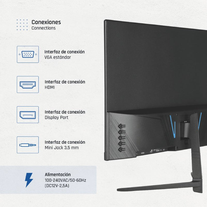 EAN 8435364320037 - iggual ML21S pantalla para PC 54,6 cm (21.5") 1920 x 1080 Pixeles Full HD LED Negro imagen 19