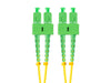 EAN 5901969430967 - Lanberg FO-SASA-SD11-0150-YE Cable de fibra óptica e InfiniBand 15 m SC Amarillo imagen 1
