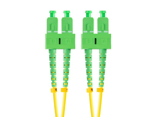 EAN 5901969430967 - Lanberg FO-SASA-SD11-0150-YE Cable de fibra óptica e InfiniBand 15 m SC Amarillo imagen 1