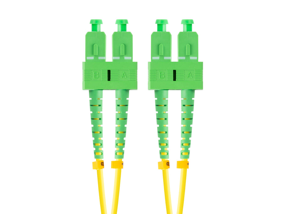 EAN 5901969430967 - Lanberg FO-SASA-SD11-0150-YE Cable de fibra óptica e InfiniBand 15 m SC Amarillo imagen 1