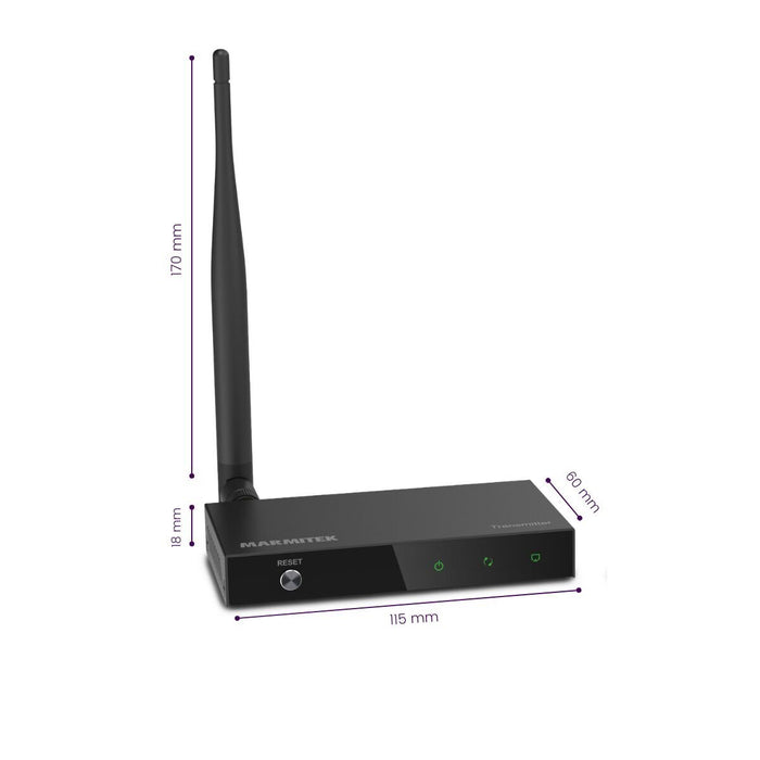 EAN 8718164534980 - Marmitek TV Anywhere Wireless HD 2 Transmisor y receptor de señales AV Negro imagen 7