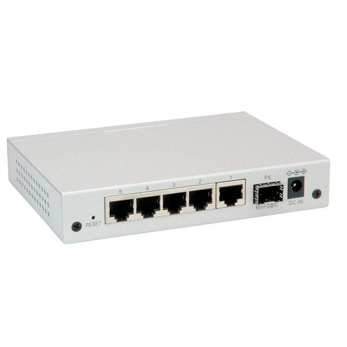 EAN 7611990138128 - ROLINE 21.14.3523 switch Gestionado Gigabit Ethernet (10/100/1000) Gris imagen 3
