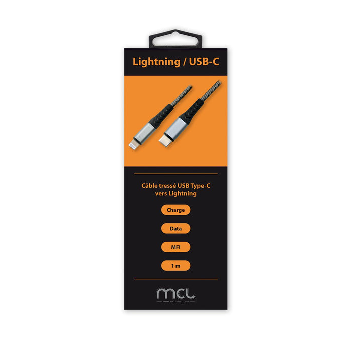EAN 3700224766030 - MCL MC923-1C/LIZ-1M cable de conector Lightning Gris imagen 2