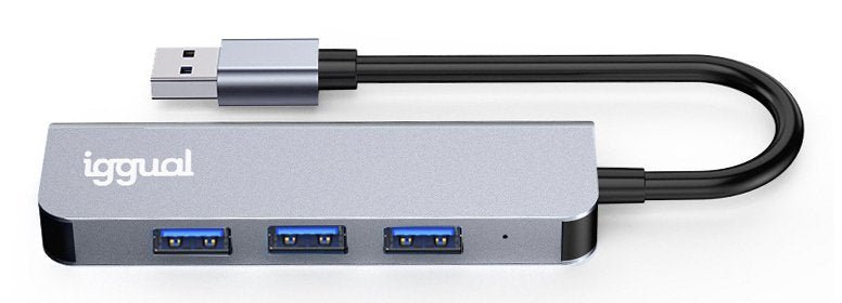 EAN 8435364319246 - iggual IGG319246 hub de interfaz USB 3.2 Gen 1 (3.1 Gen 1) Type-C 5000 Mbit/s Plata imagen 13