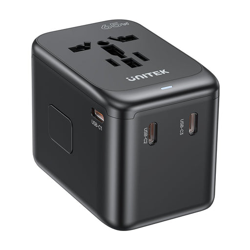 EAN 4894160052032 - UNITEK P1122ABK01 adaptador de enchufe eléctrico Universal Negro imagen 2