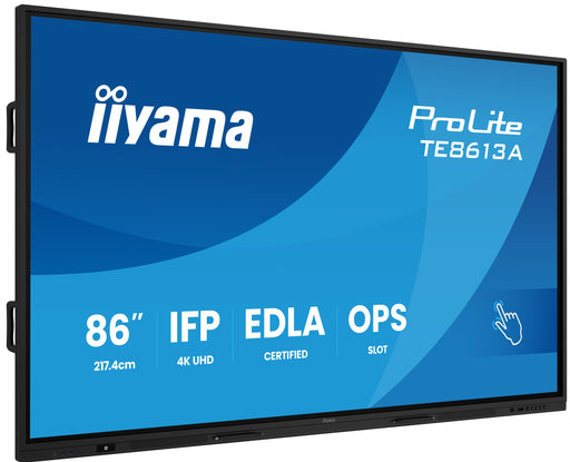 EAN 4948570125753 - iiyama TE8613A-B2AG pantalla de señalización Panel plano interactivo 2,17 m (85.6") Wifi 500 cd / m² 4K U imagen 1