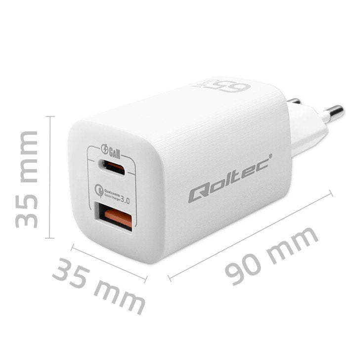 EAN 5901878507651 - Qoltec 50765 cargador de dispositivo móvil Portátil, Consola de juegos portátil, Batería portátil, Smartp imagen 3