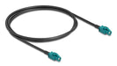 EAN 4043619906802 - DeLOCK 90680 cable coaxial 1 m HSD Z Negro, Azul imagen 1