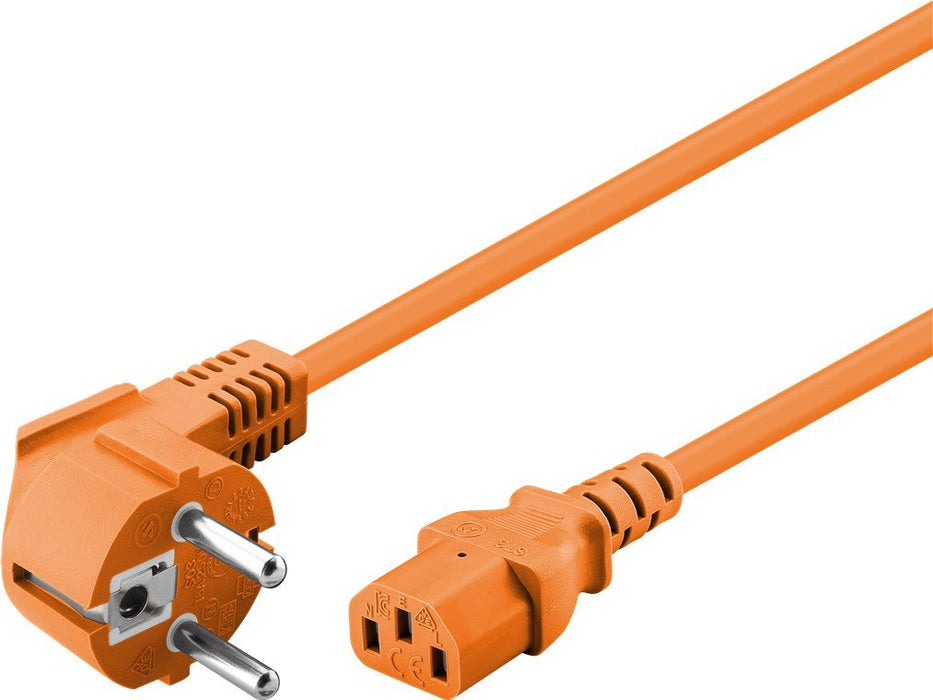 EAN 4040849952890 - Goobay 95289 cable de transmisión Naranja 3 m Enchufe tipo F CEE7/7 imagen 2