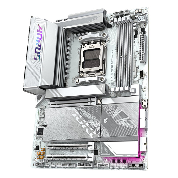 EAN 4719331871529 - GIGABYTE X870E AORUS ELITE WIFI7 ICE AMD X870E Zócalo AM5 ATX imagen 4