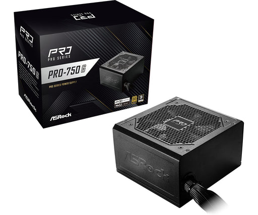 EAN 4711581491366 - Asrock PRO-750G unidad de fuente de alimentación 750 W 24-pin ATX ATX Negro imagen 1