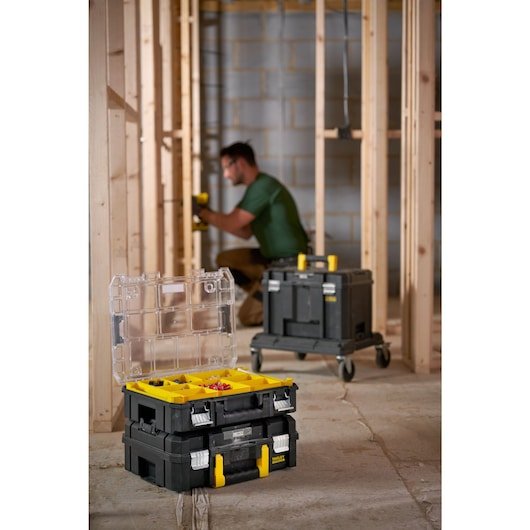 EAN 3253569829675 - Stanley FATMAX FMST82967-9 caja de herramientas Negro, Amarillo Plástico, Acero inoxidable imagen 4