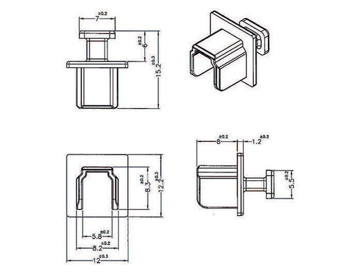 EAN 4043619640102 - DeLOCK 64010 tapa de seguridad para enchufe Negro 10 pieza(s) imagen 2