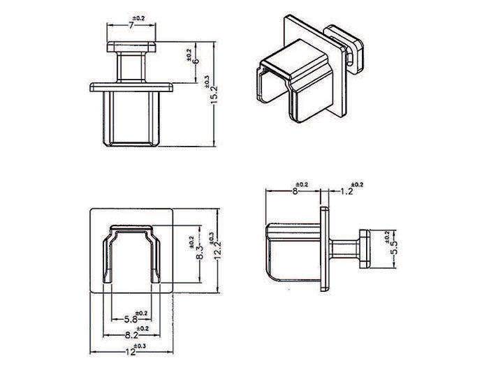 EAN 4043619640102 - DeLOCK 64010 tapa de seguridad para enchufe Negro 10 pieza(s) imagen 2